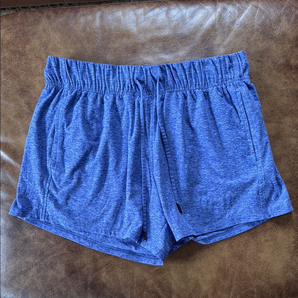 Athletic Works Buttery Soft Lounge Shorts 3.5” Sz Medium Heather Purple